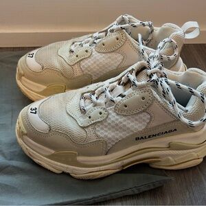 Balenciaga Triple S beige Sneakers size 37 EUR (great condition)